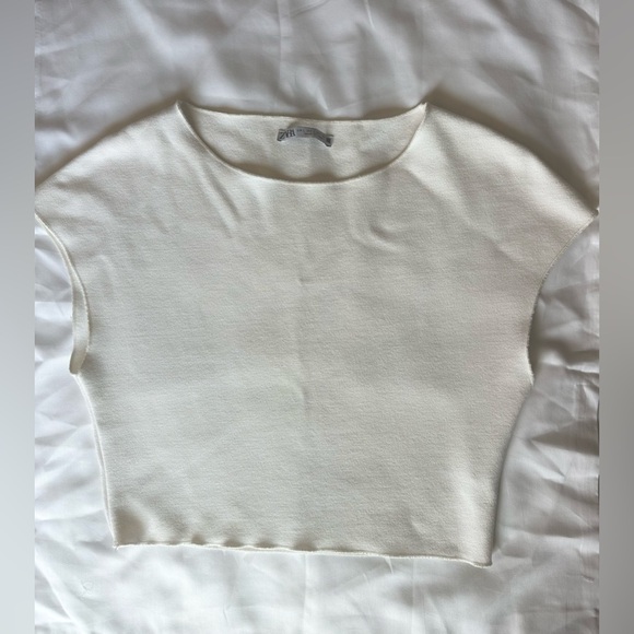 Zara White Top - Picture 3 of 5